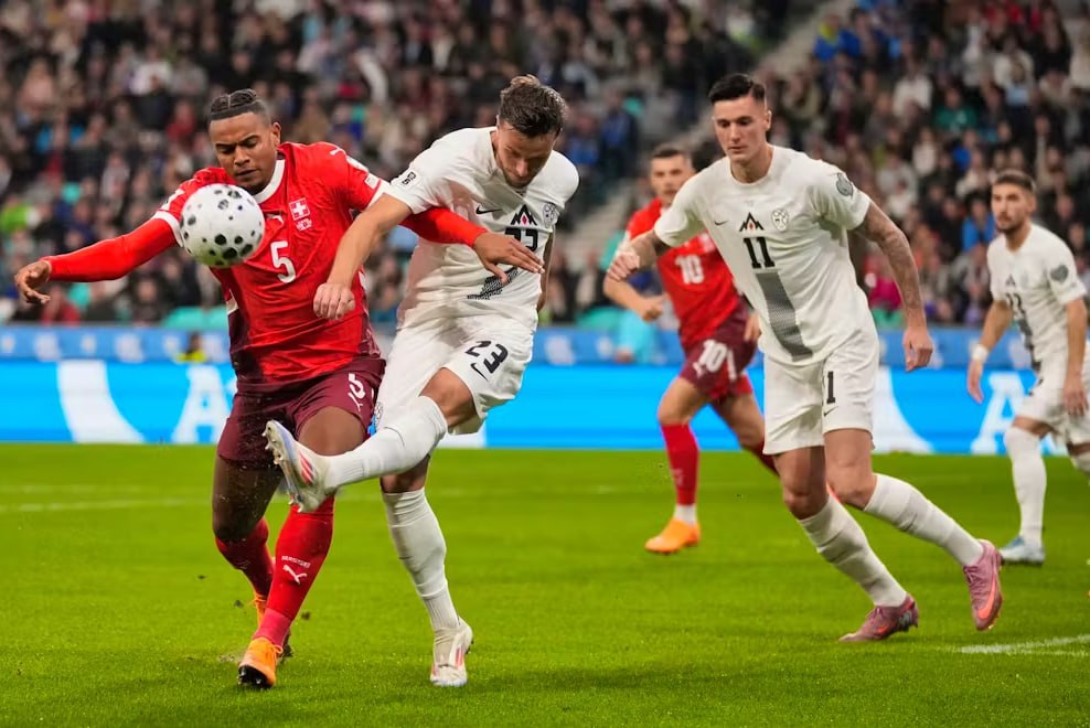 Slovenia vs Thụy Sĩ (01:45 &#8211; 14/10) | Xem lại trận đấu